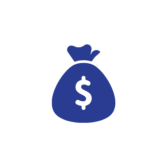 Scholarships Icon Blue